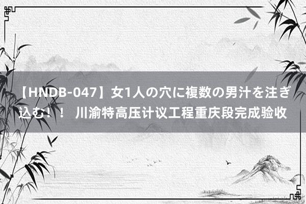 【HNDB-047】女1人の穴に複数の男汁を注ぎ込む！！ 川渝特高压计议工程重庆段完成验收