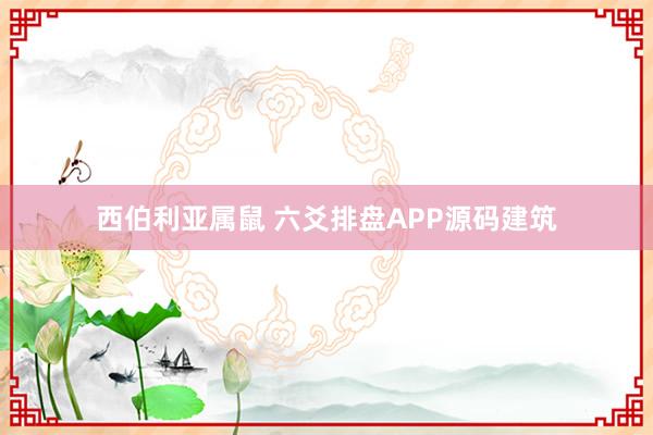 西伯利亚属鼠 六爻排盘APP源码建筑